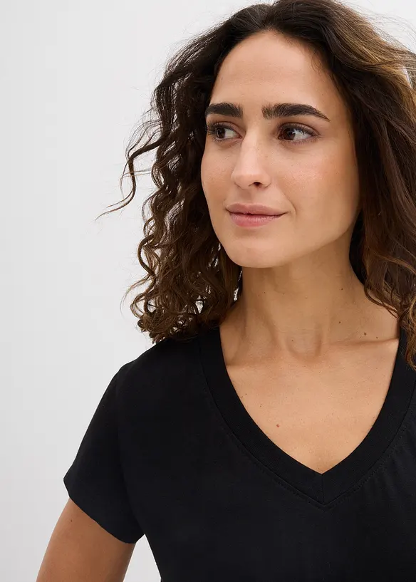 Tričko z čist&eacute; organick&eacute; bavlny (2 ks v balen&iacute;), bonprix