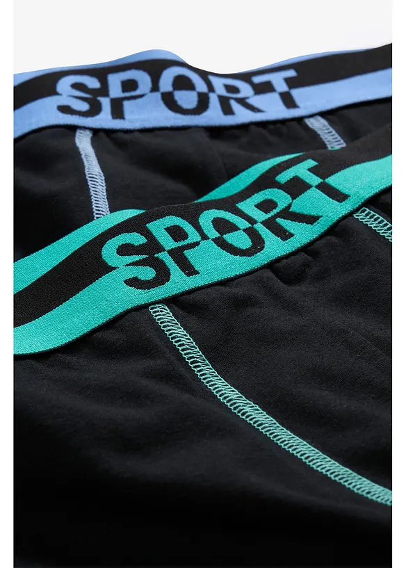 Dlouh&eacute;, přil&eacute;hav&eacute; boxerky s měkkou bavlnou (2 ks v balen&iacute;), bonprix