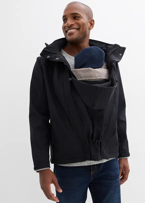 P&aacute;nsk&aacute; nosic&iacute; bunda 3 v 1 s předn&iacute; a zadn&iacute; funkc&iacute; no&scaron;en&iacute;, bonprix