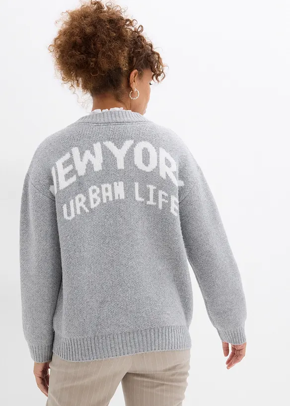 Oversize pleten&yacute; kab&aacute;tek, bonprix