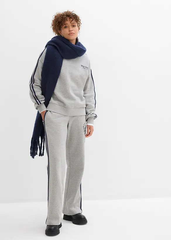 Oversize mikina z měkk&eacute; bavlněn&eacute; směsi, bonprix