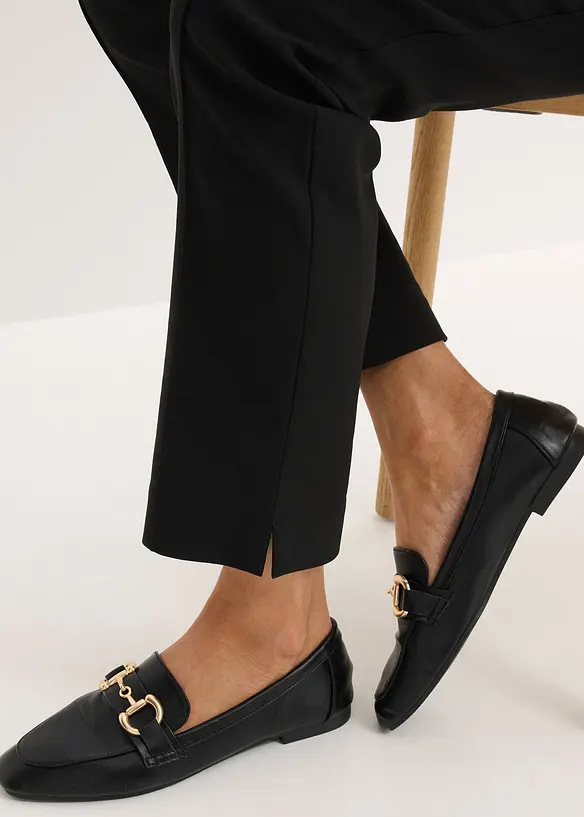 Kalhoty bez zap&iacute;n&aacute;n&iacute;, z bengal&iacute;nu, bonprix