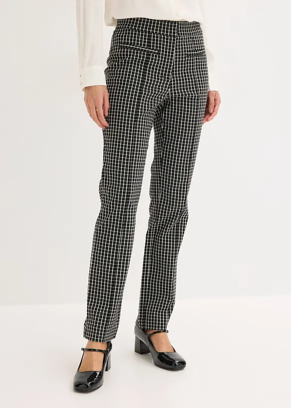 Kalhoty bez zap&iacute;n&aacute;n&iacute;, z bengal&iacute;nu, bonprix