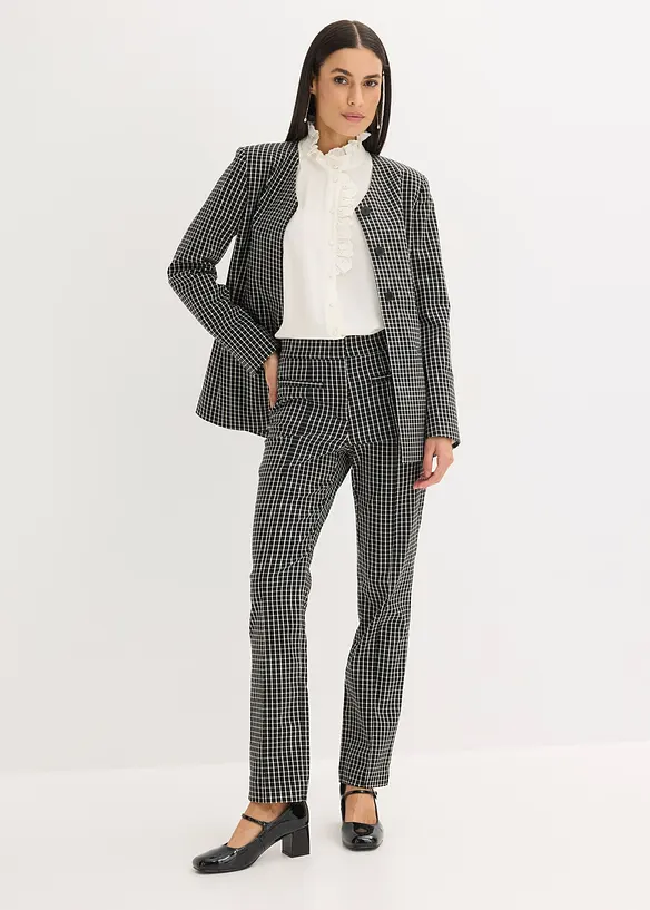 Kalhoty bez zap&iacute;n&aacute;n&iacute;, z bengal&iacute;nu, bonprix