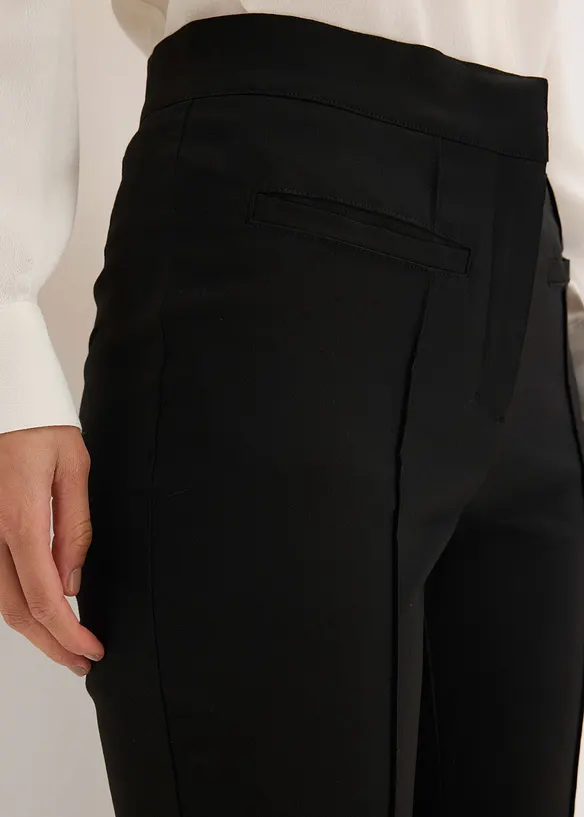 Kalhoty bez zap&iacute;n&aacute;n&iacute;, z bengal&iacute;nu, bonprix