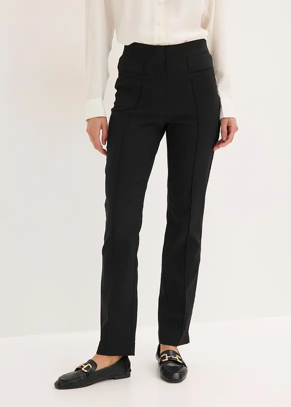 Kalhoty bez zap&iacute;n&aacute;n&iacute;, z bengal&iacute;nu, bonprix