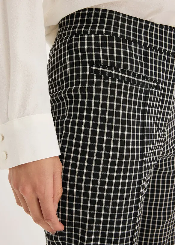 Kalhoty bez zap&iacute;n&aacute;n&iacute;, z bengal&iacute;nu, bonprix