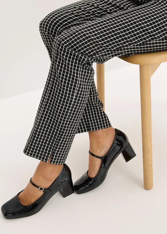 Kalhoty bez zap&iacute;n&aacute;n&iacute;, z bengal&iacute;nu, bonprix