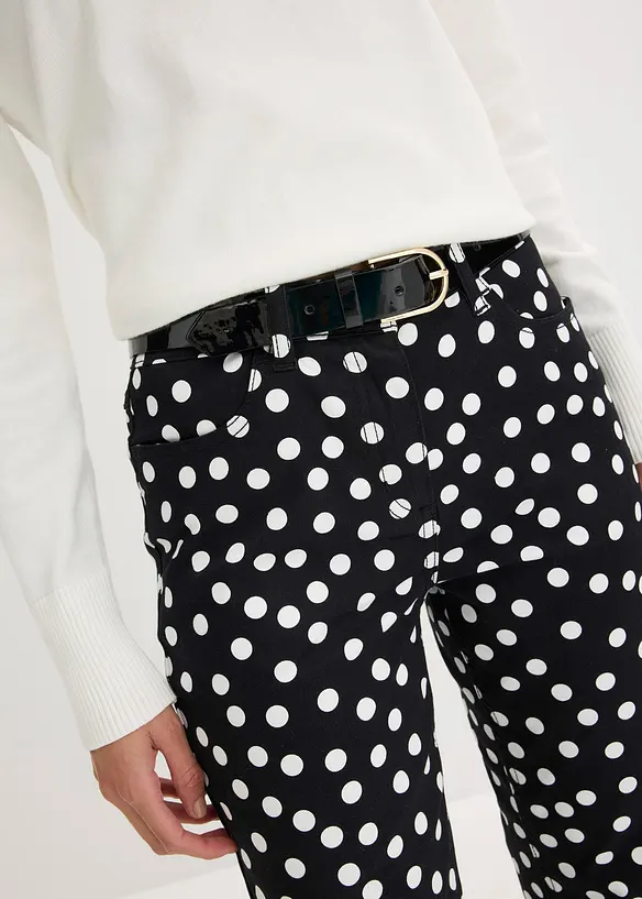 Strečov&eacute; kalhoty s 5 kapsami, bonprix