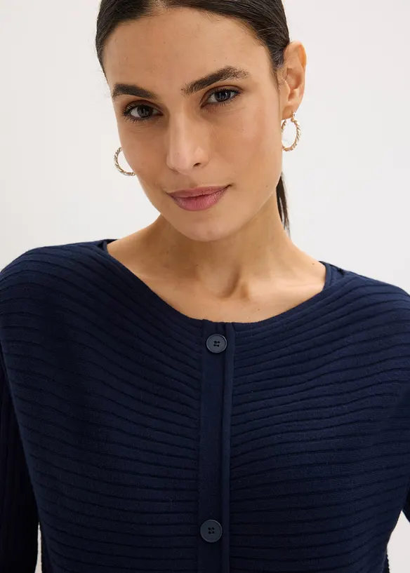 Pleten&eacute; &scaron;aty a vesta (2d&iacute;ln&aacute; souprava), bonprix