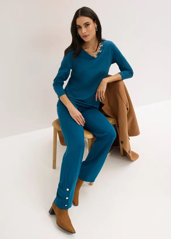 Žerzejov&eacute; kalhoty z Punto di Roma, bonprix