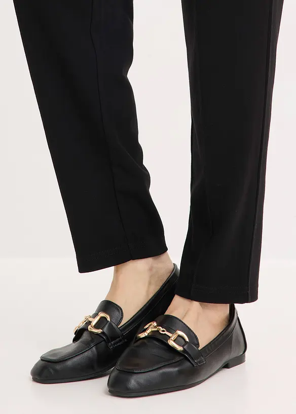 Kalhoty bez zap&iacute;n&aacute;n&iacute;, se s&aacute;mkem, bonprix