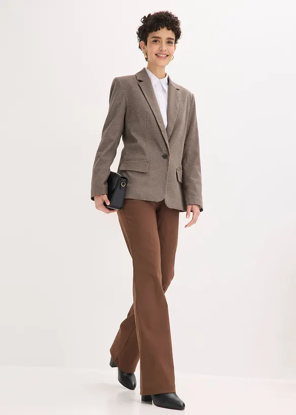 Strečov&eacute; kalhoty, Bootcut, bonprix