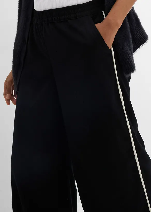 Marlene kalhoty z visk&oacute;zov&eacute; směsi, bonprix