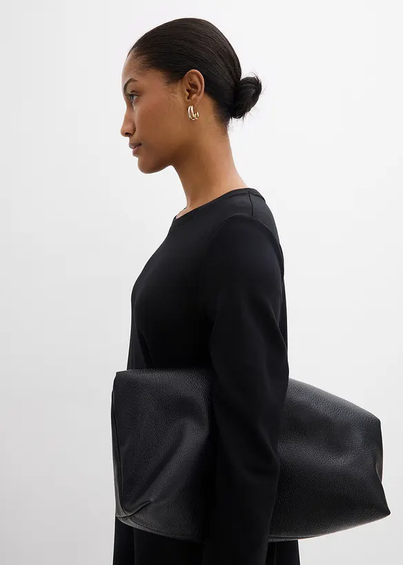 &Uacute;pletov&eacute; &scaron;aty s &aacute;čkovou lini&iacute;, ze směsi s visk&oacute;zou, bonprix