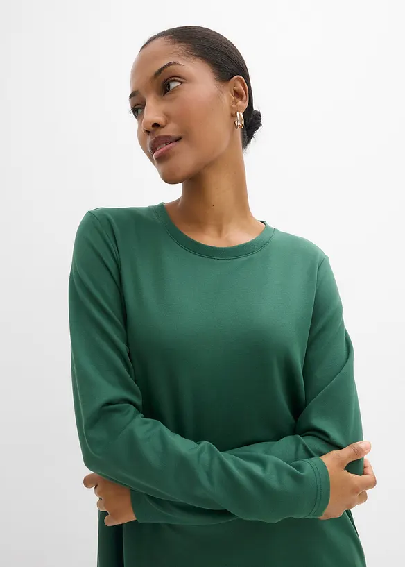 &Uacute;pletov&eacute; &scaron;aty s &aacute;čkovou lini&iacute;, ze směsi s visk&oacute;zou, bonprix