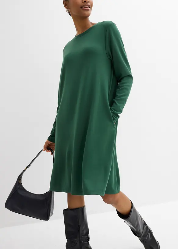 &Uacute;pletov&eacute; &scaron;aty s &aacute;čkovou lini&iacute;, ze směsi s visk&oacute;zou, bonprix