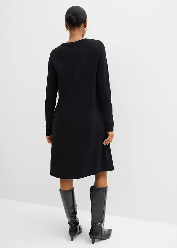 &Uacute;pletov&eacute; &scaron;aty s &aacute;čkovou lini&iacute;, ze směsi s visk&oacute;zou, bonprix