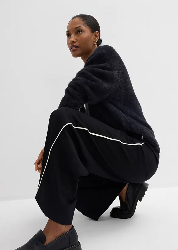 Marlene kalhoty z visk&oacute;zov&eacute; směsi, bonprix