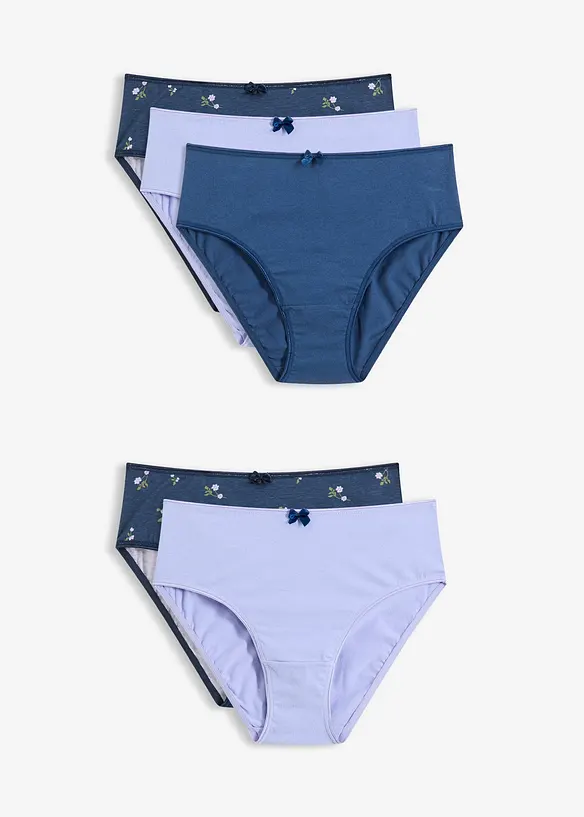 Maxikalhotky s pohodlnou bavlnou (5 ks v balen&iacute;), bonprix