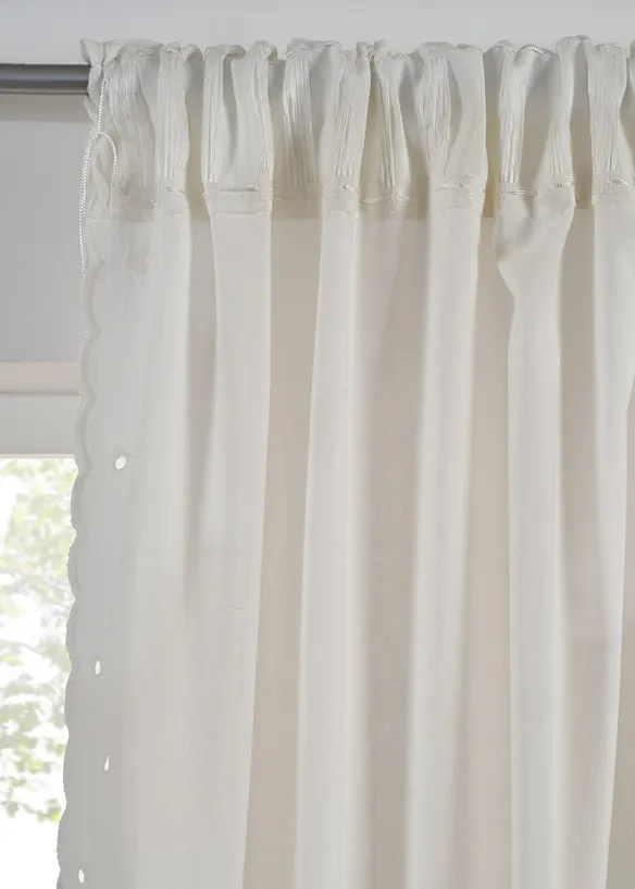 Z&aacute;věs s vy&scaron;&iacute;van&yacute;mi okraji, z organick&eacute; bavlny (1 ks v balen&iacute;), bonprix