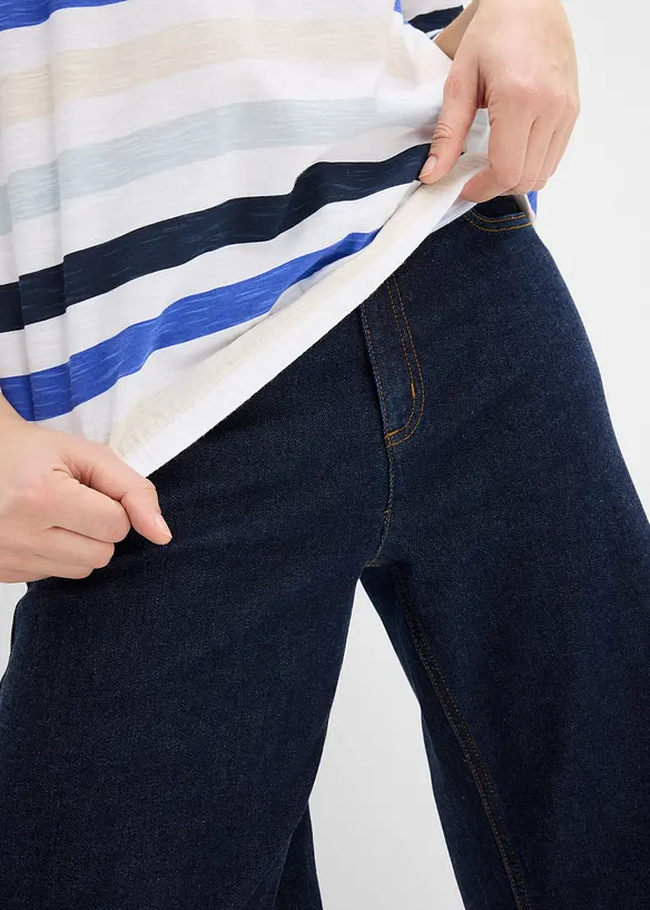 Triko z materi&aacute;lu slub, 3/4 ruk&aacute;v, organick&aacute; bavlna, bonprix