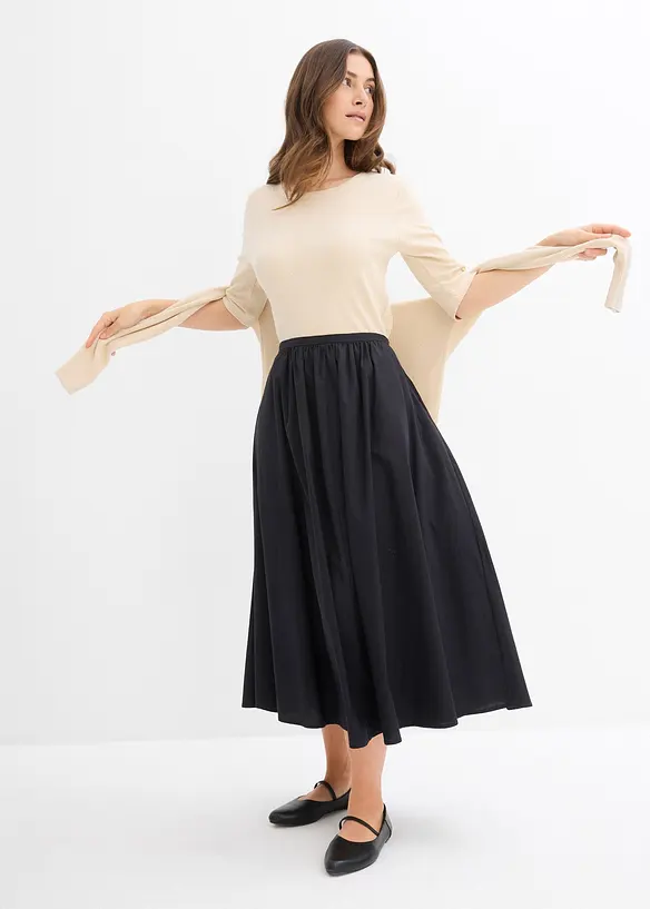 Žebrovan&eacute; tričko s organickou bavlnou (2 ks v balen&iacute;), bonprix