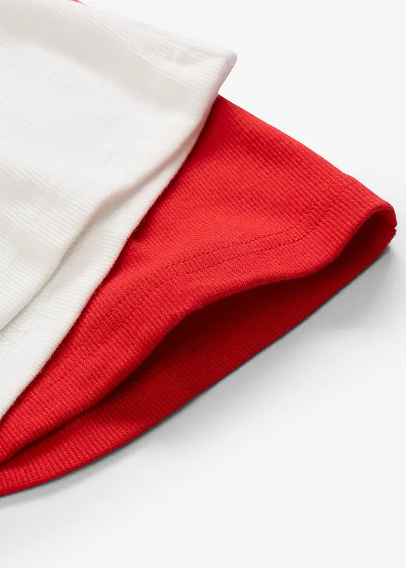 Žebrovan&eacute; tričko (2 ks v balen&iacute;), bonprix