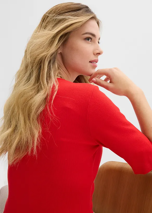 Žebrovan&eacute; tričko (2 ks v balen&iacute;), bonprix