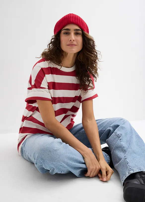 Oversize triko z čist&eacute; organick&eacute; bavlny, bonprix