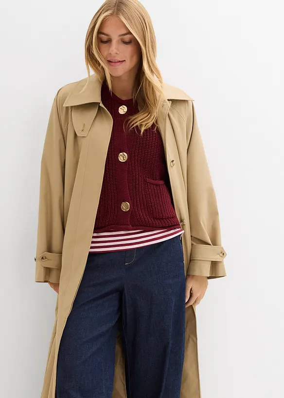 Pleten&aacute; vesta s kapsami, bonprix