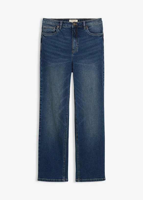 Dž&iacute;ny Straight Loose, High Waist, bonprix