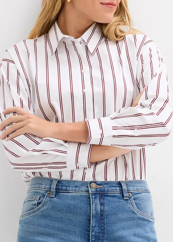 Dž&iacute;ny Straight Loose, High Waist, bonprix