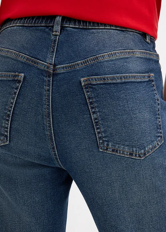 Dž&iacute;ny Straight Loose, High Waist, bonprix