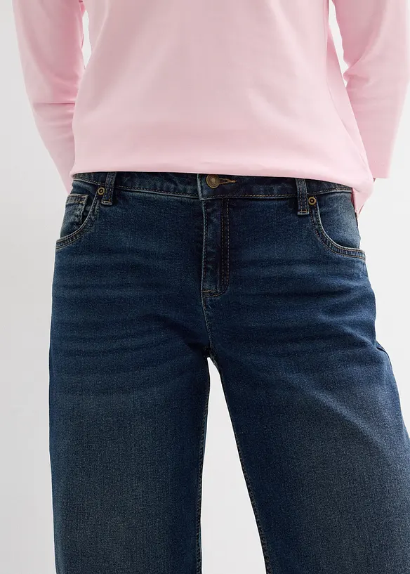 Dž&iacute;ny Barrel, Mid Waist, bonprix