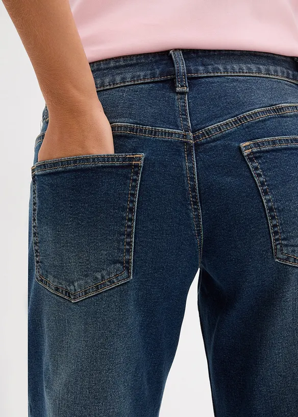 Dž&iacute;ny Barrel, Mid Waist, bonprix