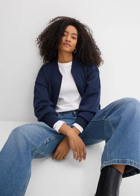 Dž&iacute;ny Barrel, Mid Waist, bonprix