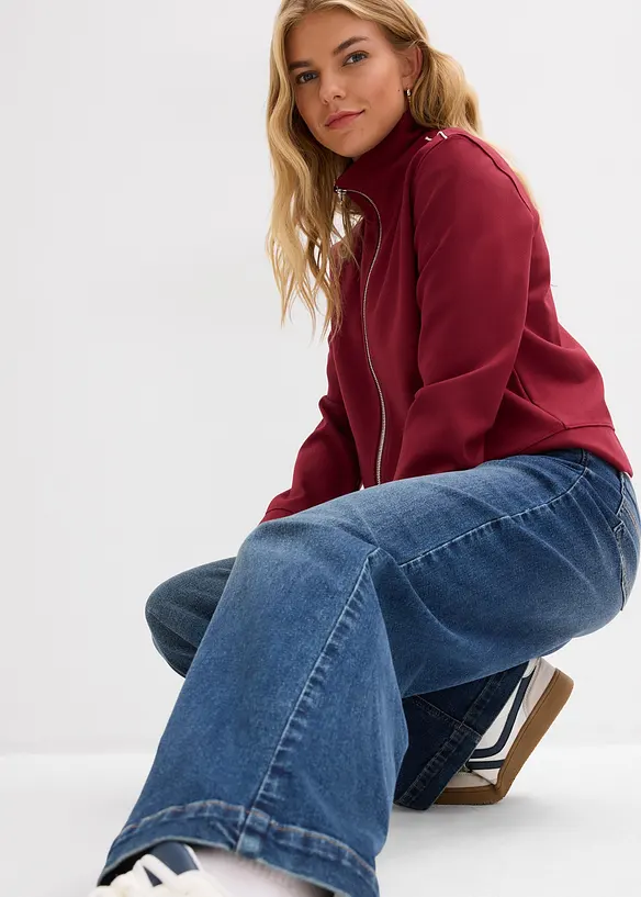 Dž&iacute;ny Wide Leg, Mid Waist, Full Length, bonprix