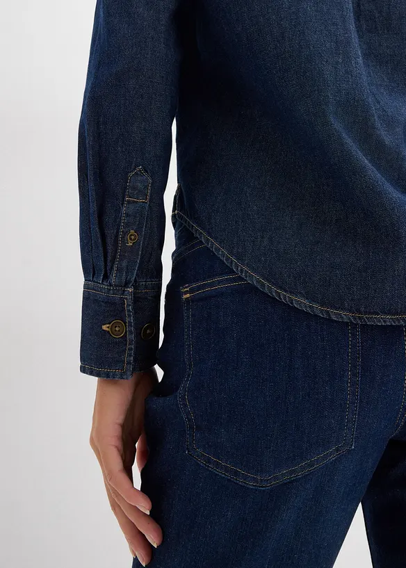 Dž&iacute;nov&aacute; tunika s čistou organickou bavlnou, bonprix