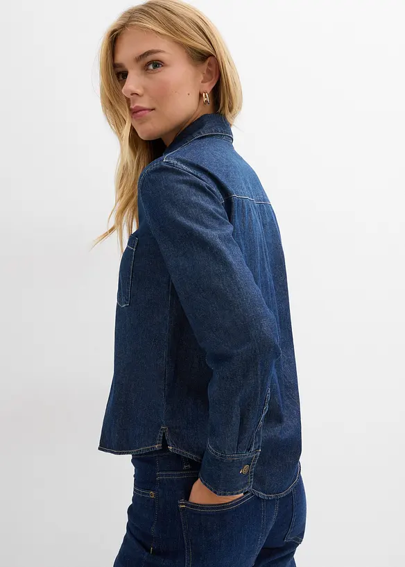 Dž&iacute;nov&aacute; tunika s čistou organickou bavlnou, bonprix