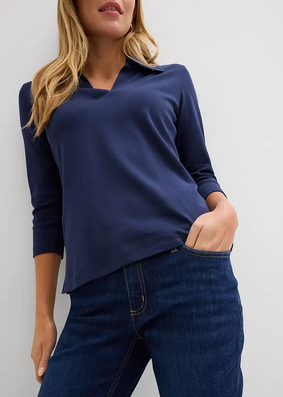 Dž&iacute;ny do zvonu, Mid Waist, bonprix