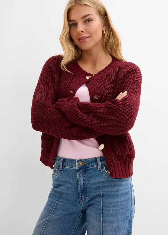 Dž&iacute;ny Wide Leg, Mid Waist, Full Lenght, bonprix