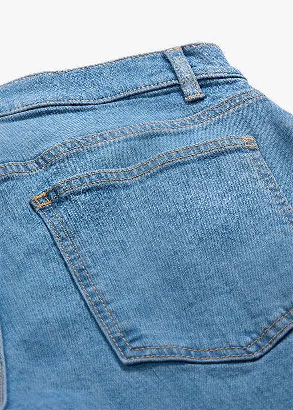 Dž&iacute;ny Loose Straight Mid Waist, Full Length, bonprix