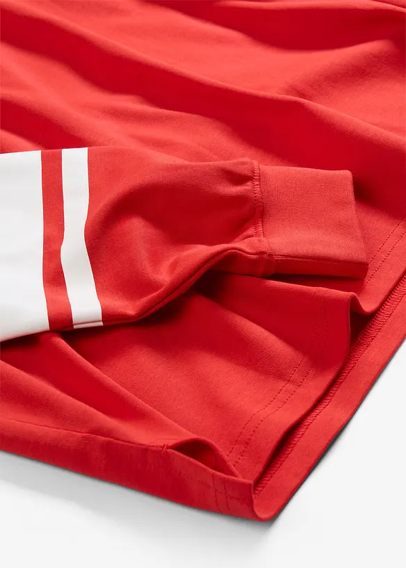 Oversize triko s dlouh&yacute;m ruk&aacute;vem, z čist&eacute; organick&eacute; bavlny, bonprix