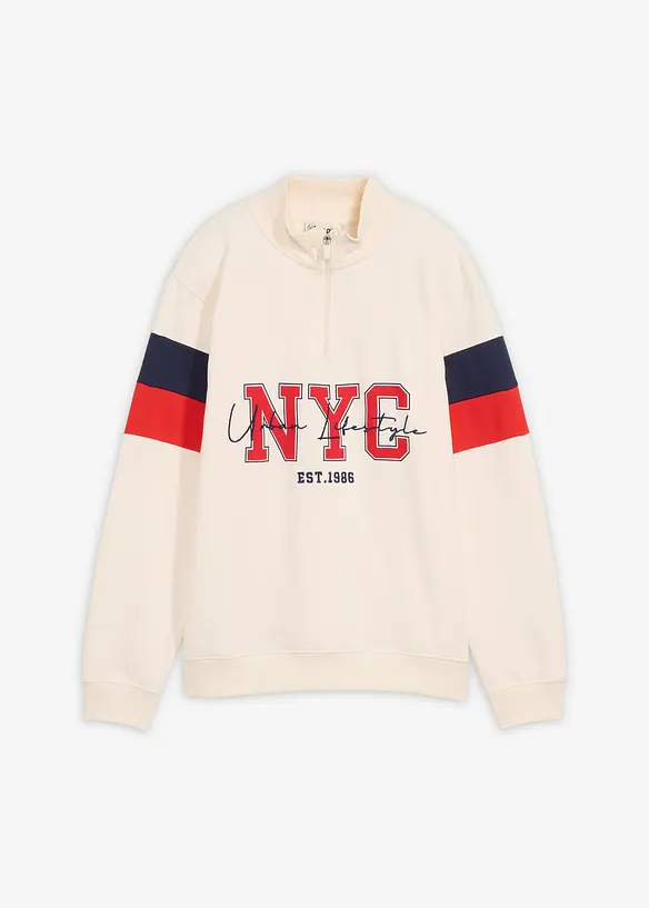 Mikina z čist&eacute; organick&eacute; bavlny, bonprix