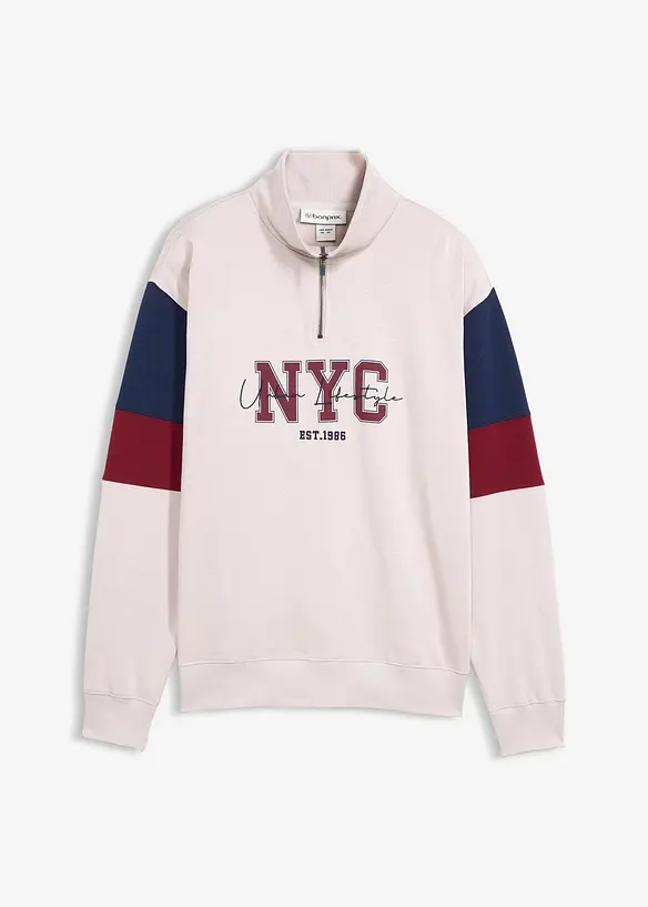 Mikina z čist&eacute; organick&eacute; bavlny, Loose Fit, bonprix