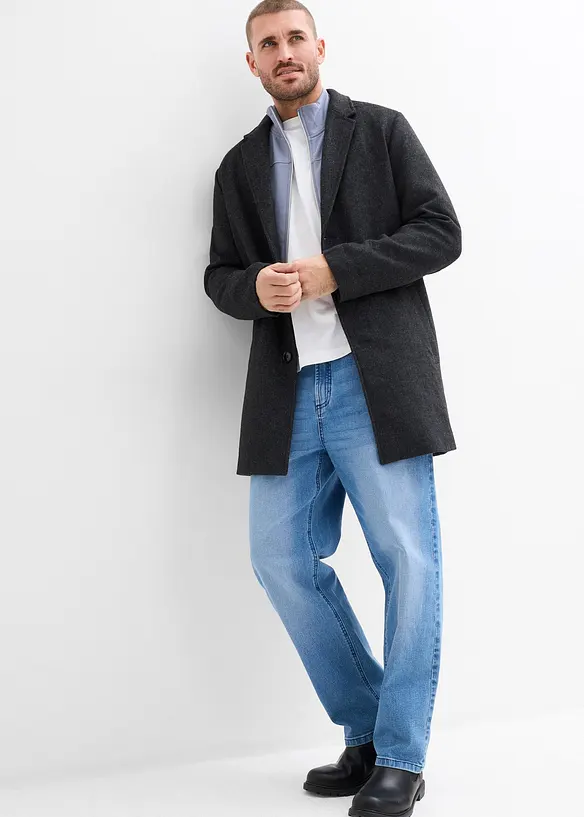 Strečov&eacute; dž&iacute;ny Loose Fit, Straight, bonprix