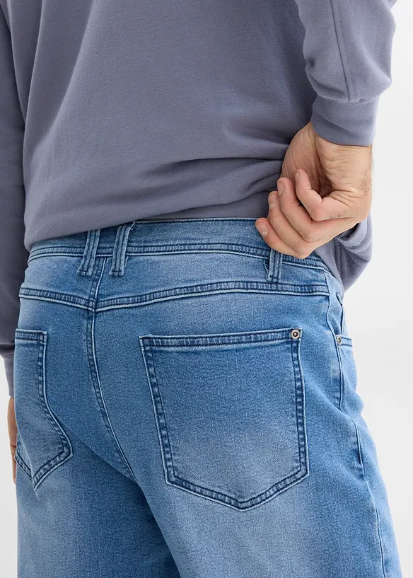 Strečov&eacute; dž&iacute;ny Loose Fit, Straight, bonprix