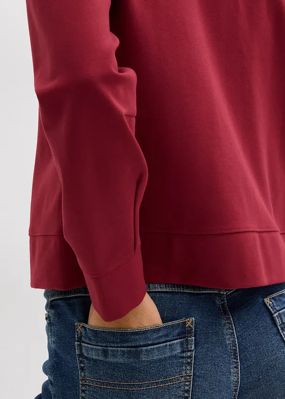 Prop&iacute;nac&iacute; mikina z pohodln&eacute;ho materi&aacute;lu Punto di Roma, bonprix