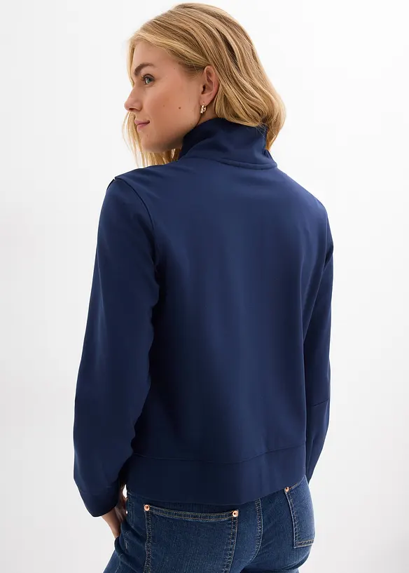 Prop&iacute;nac&iacute; mikina z pohodln&eacute;ho materi&aacute;lu Punto di Roma, bonprix